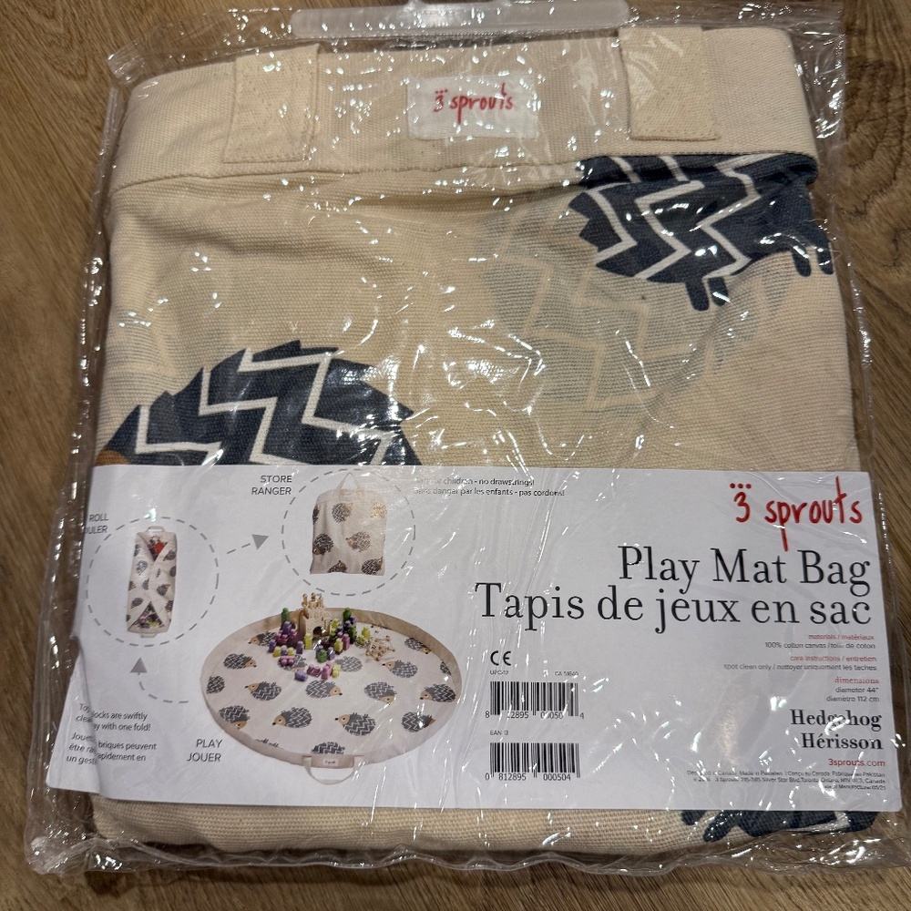 3 Sprouts Play Mat Bag